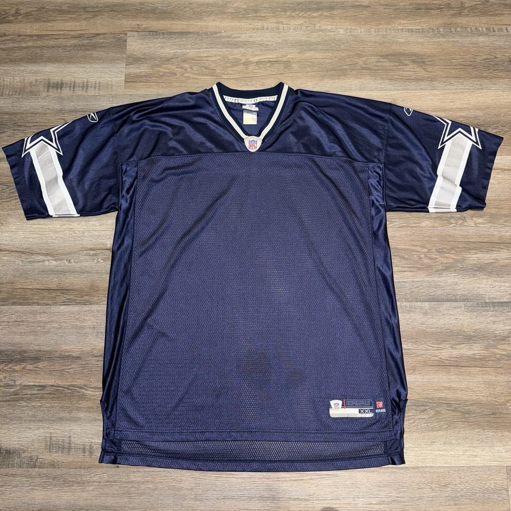 NFL Dallas Cowboys Blank Reebok Game Jersey Authentic Y2K 2001-2011 Mens 2XL